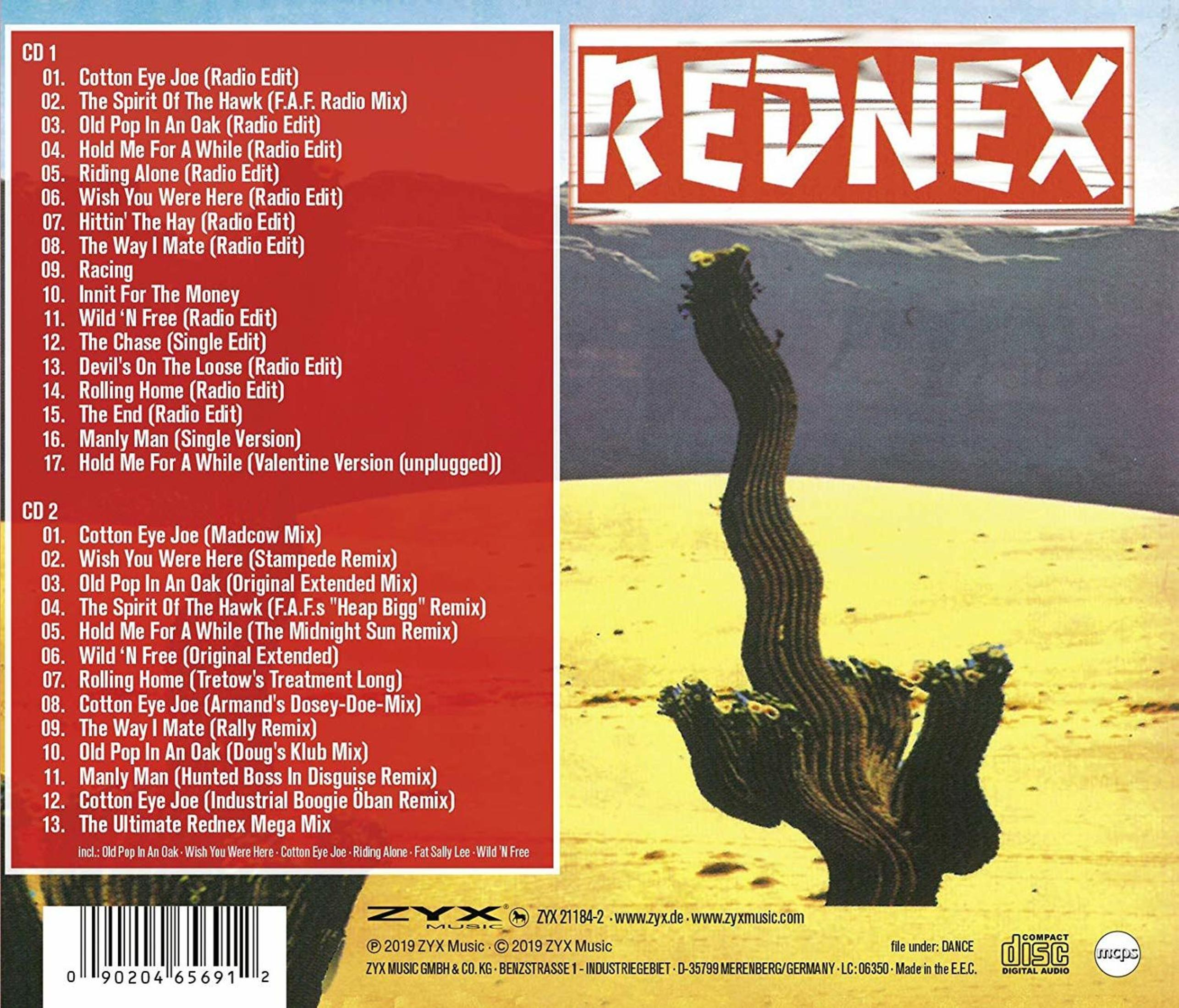 CD-Cover mit Kaktus in gelb-brauner Wüstenlandschaft. Der Bandname 'Rednex' steht oben.