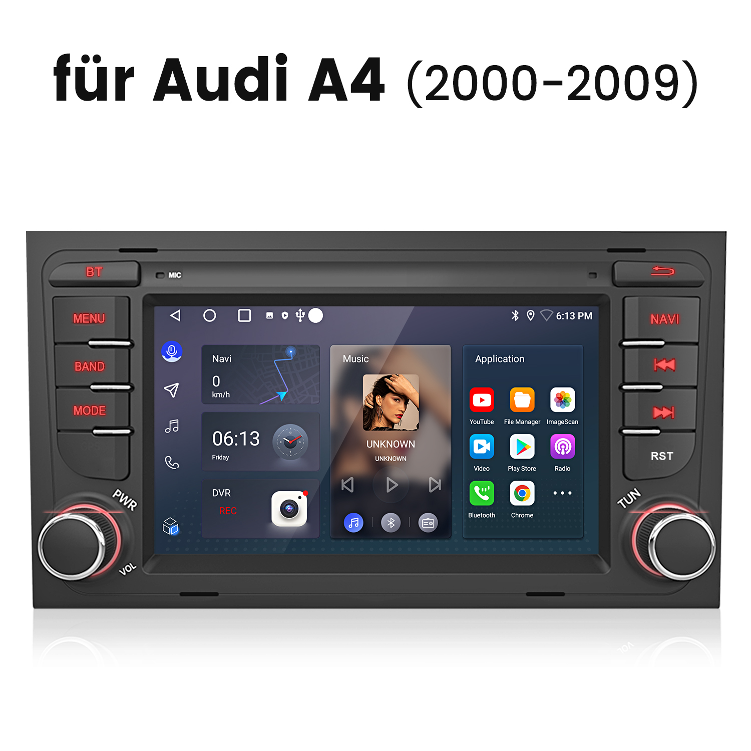 2 64G 9Android 15 Autoradio Carplay Für Audi A4 B6 B7 8HE
