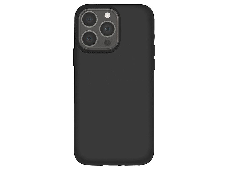 AVIZAR PREMIUM SILICONE MICROFIBRA COVER per iPhone 13 Mini, Nero