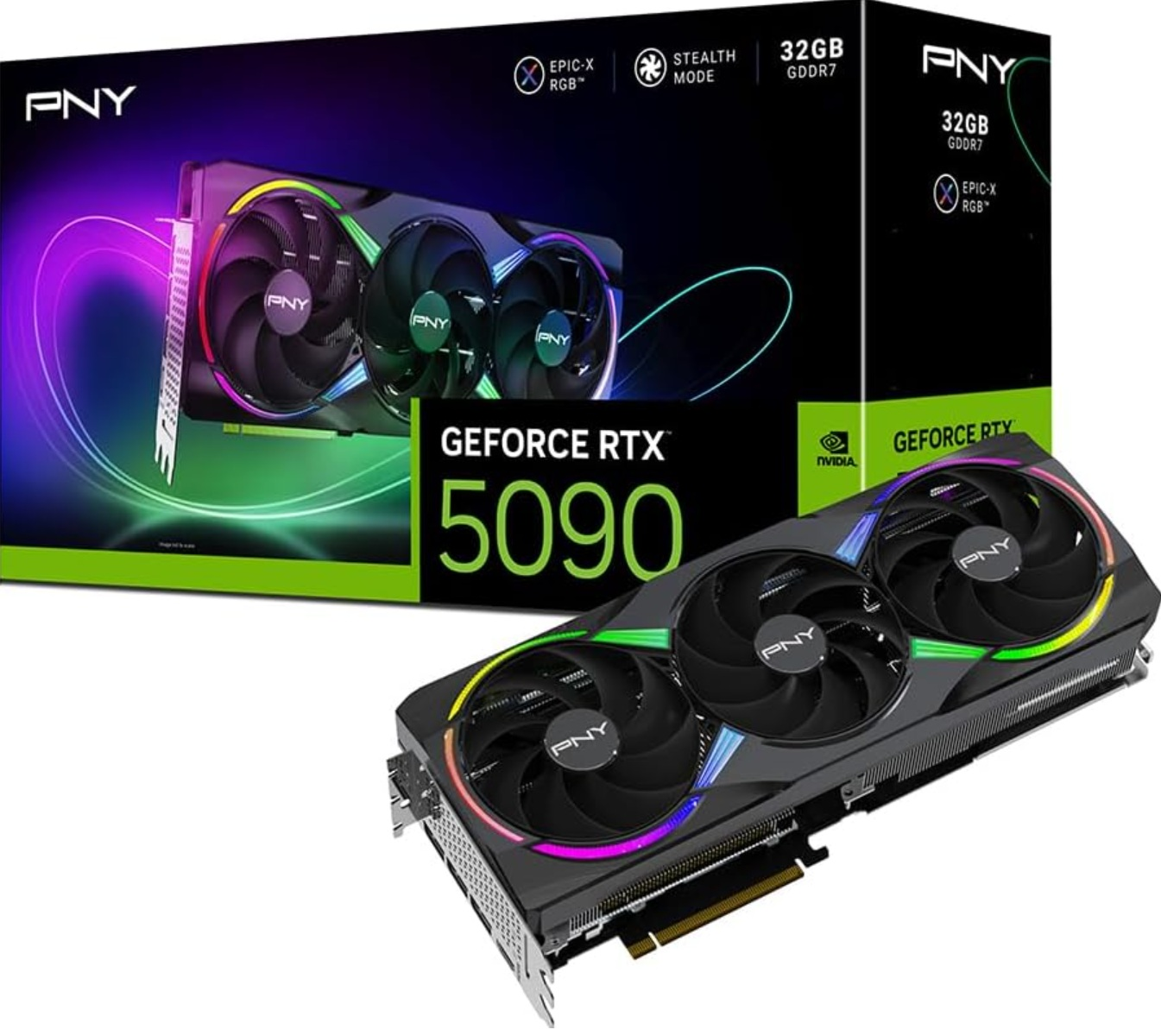 Tarjeta gráfica PNY VCG509032TFXXPB1-O, GDDR7, PCI Express