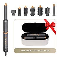 MediaMarkt DRYZE ProFlex 8 in 1 Airstyler Grijs aanbieding