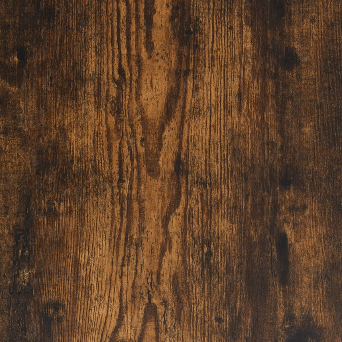 Nahaufnahme einer Holzoberfläche. Das Holz ist braun mit sichtbarer Maserung und dunklen Bereichen, die auf ein verwittertes Aussehen hindeuten.
