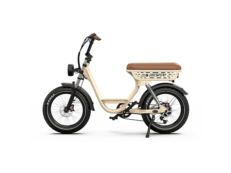 ONESPORT W77 Citybike (Laufradgröße: 20 Zoll, Unisex-Rad, 648 Wh, Gelb)