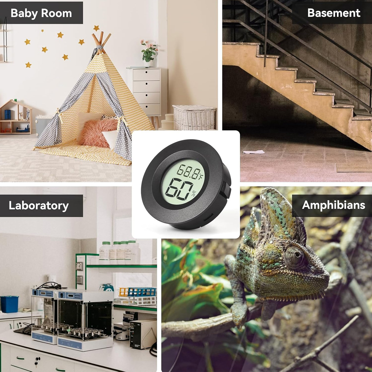 Babyzimmer-Szene mit Tipi, Sternen und Kommode. Der Hintergrund ist weiß. Der Vordergrund ist ein Tipi.