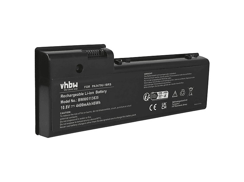 VHBW 35300 Li-Ion Notebook-Akku, Li-Ion, 4400 mAh | MediaMarkt