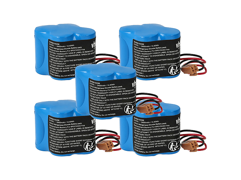 VHBW 64612 Li-MnO2 Akku, Li-MnO2, 2400 mAh | SATURN