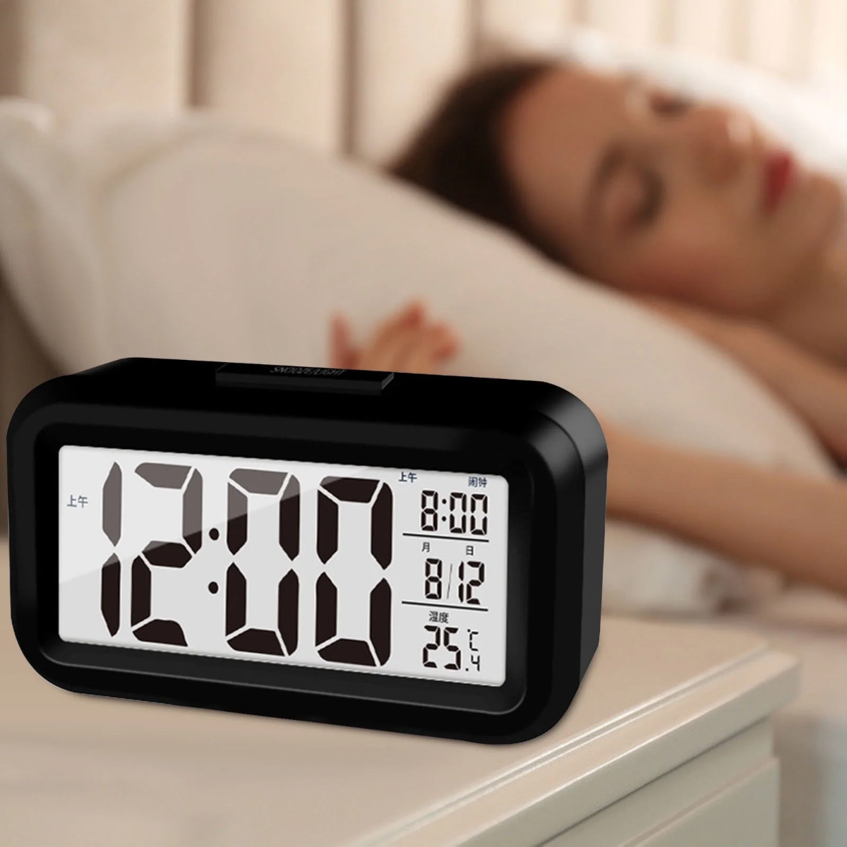 uhr mit wecker vibration TUSERXLN Lauter Alarm Mit Vibration Wecker