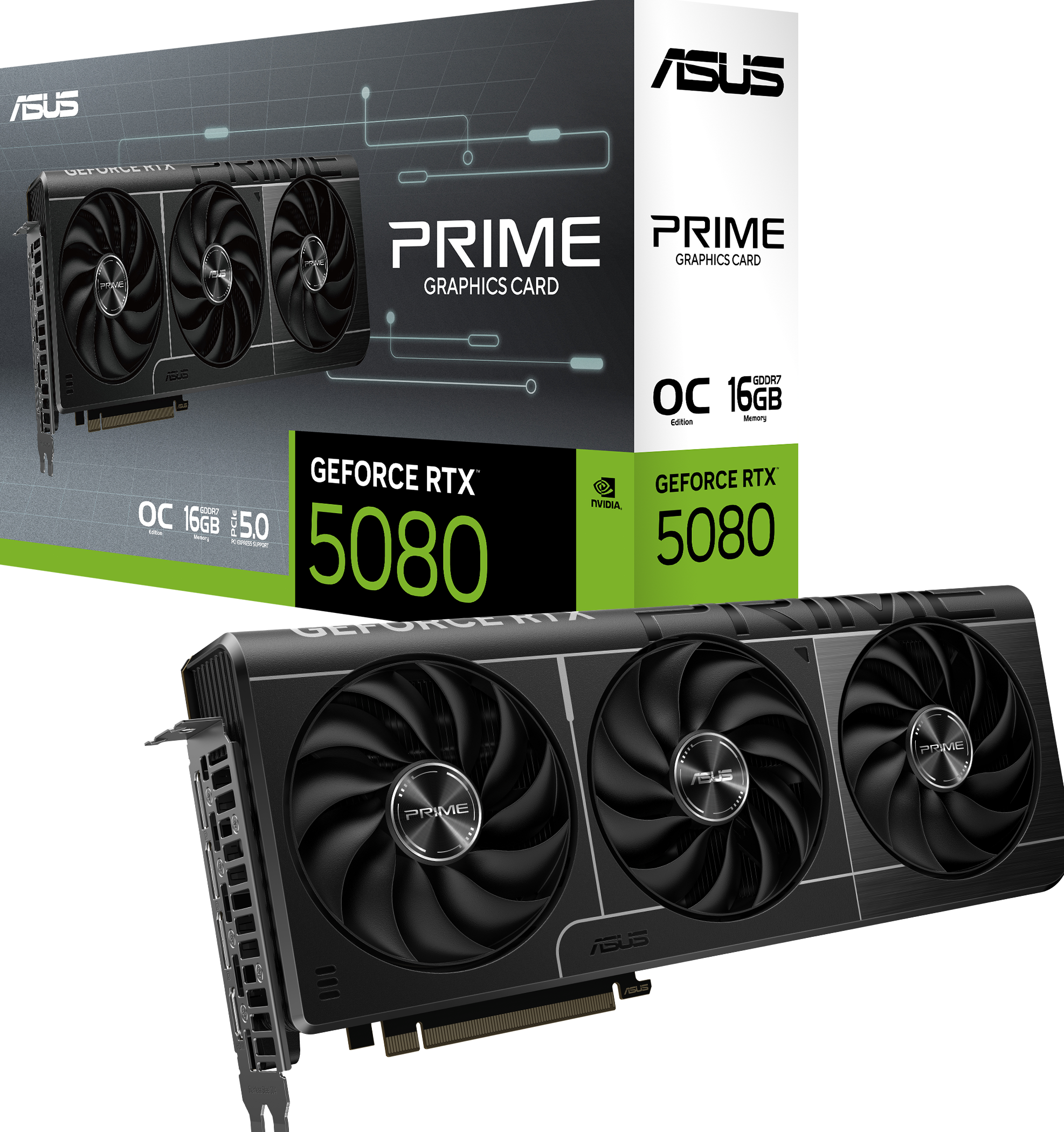 ASUS PRIME RTX5080-O16G 16GB GDDR7 256 BIT OC GeForce RTX™ 5090 16 GB Ekran Kartı