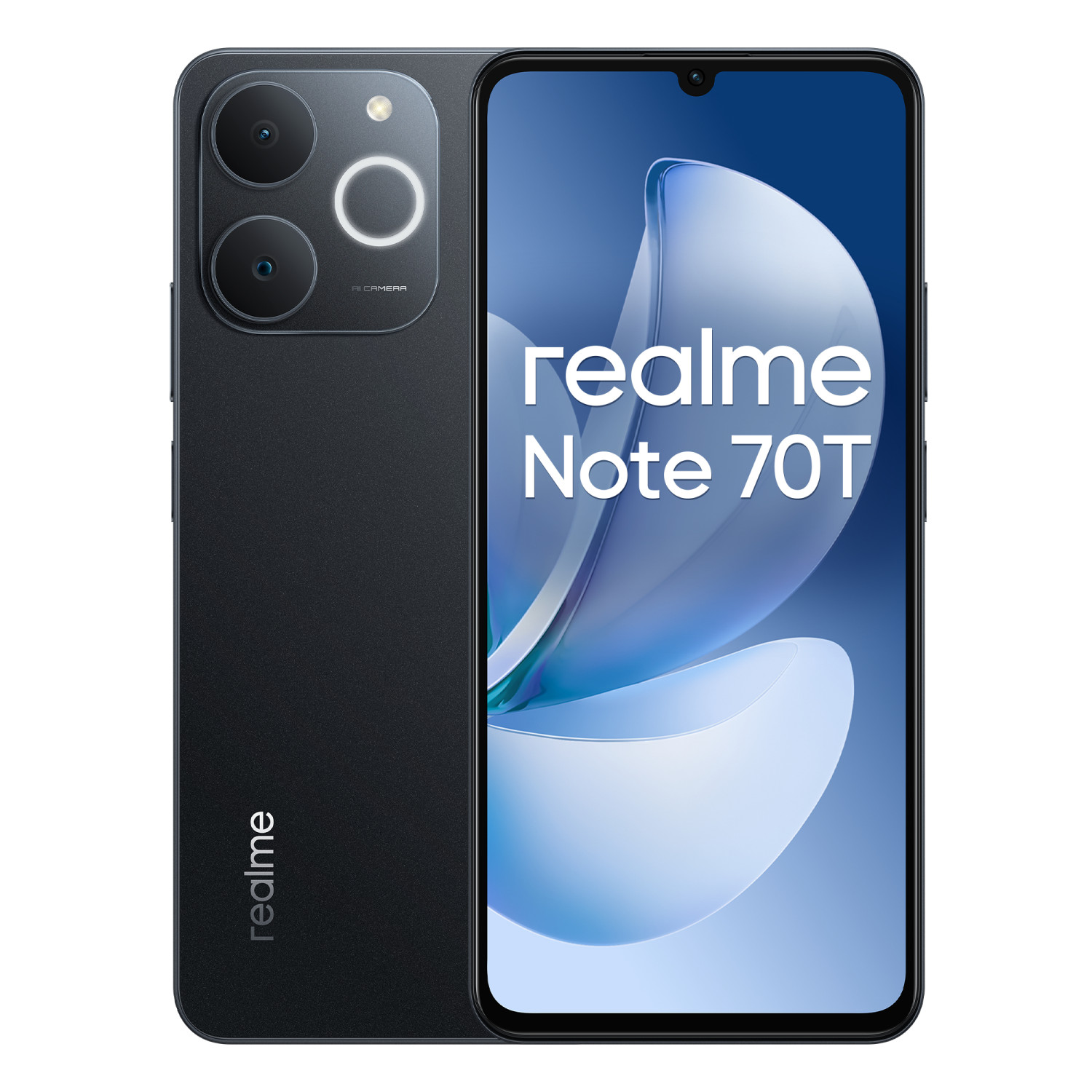 REALME Note 70T 4G, BLACK, Móvil Android, 128,00 GB, 4 GB RAM, 6