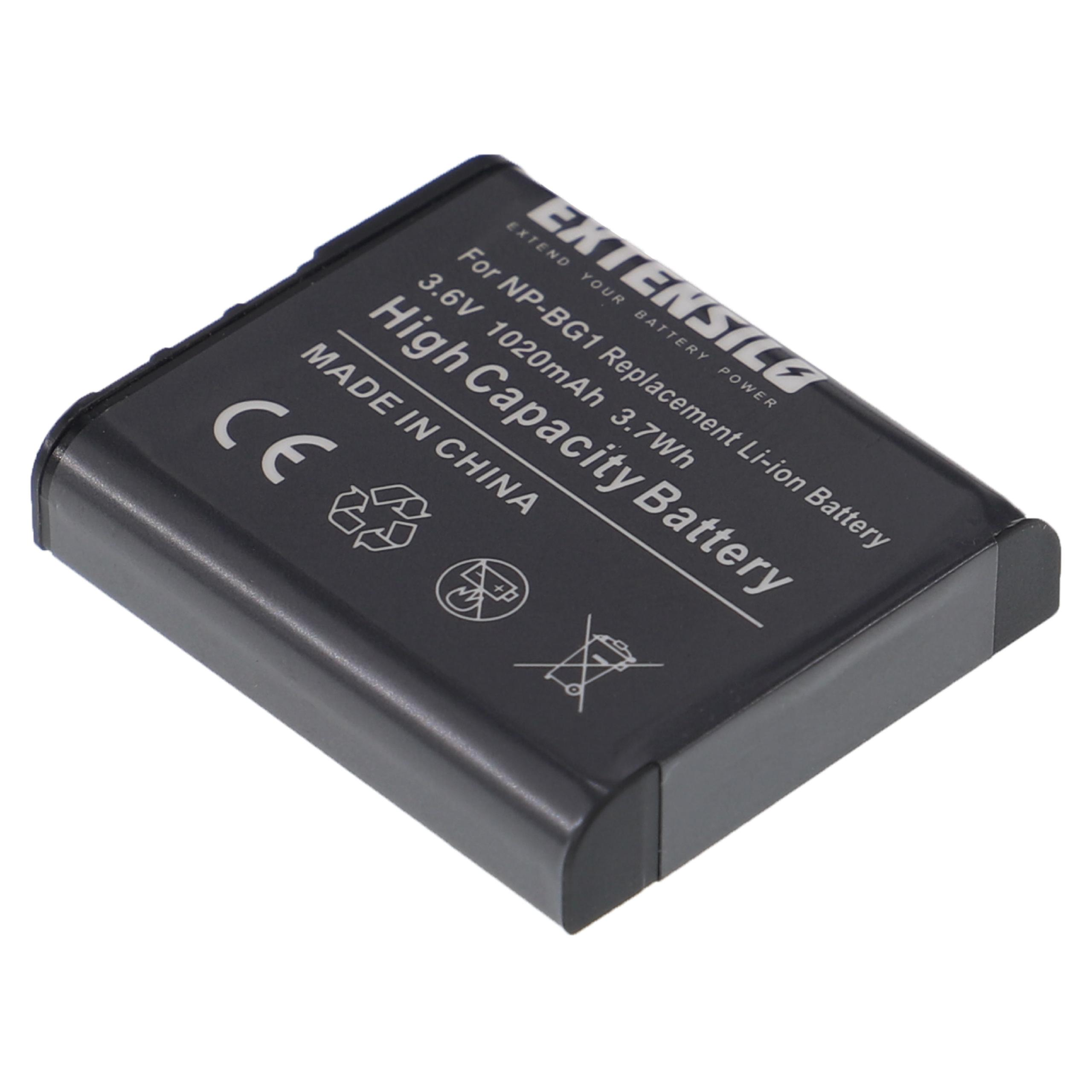 Ein schwarzer Akku mit weißem Text. Er hat die Aufschrift 'High Capacity Battery' und 'Made in China'.