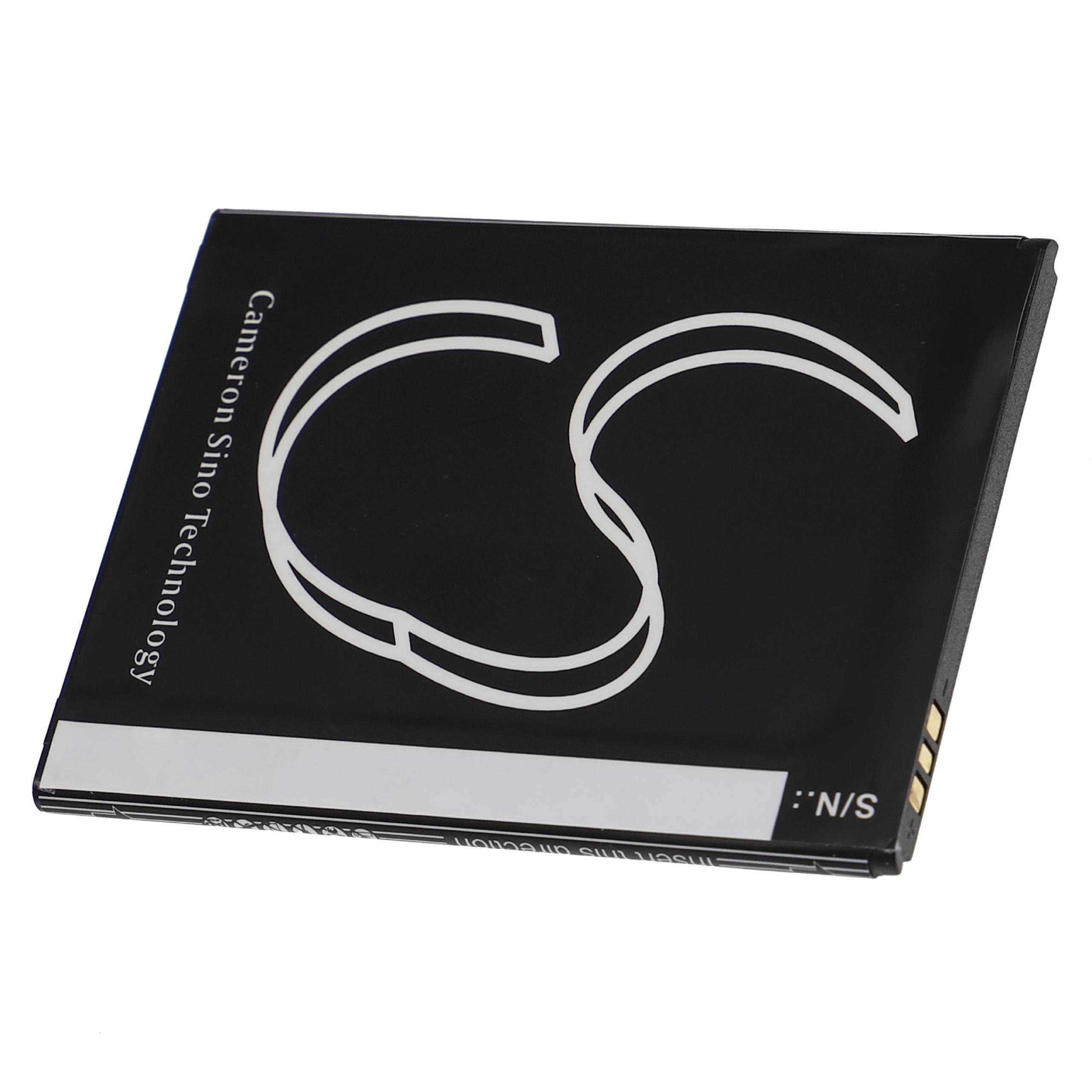 Ein schwarzer Akku mit weißem Text und weißem 'CS'-Logo. Die Marke ist 'Cameron Sino Technology'.