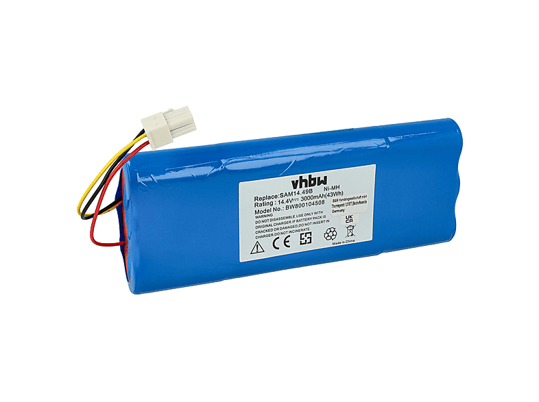 VHBW 66258 NiMH Akku, NiMH, 3000 mAh | MediaMarkt
