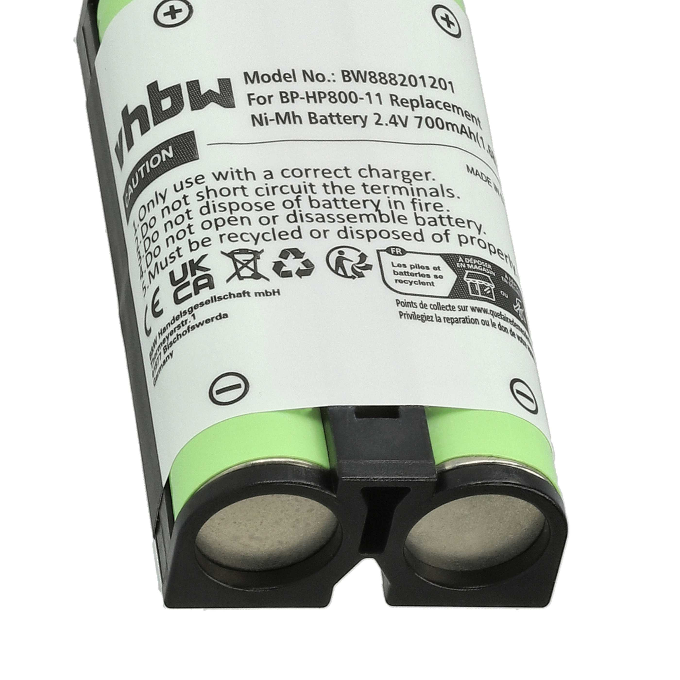 Nahaufnahme einer Batterie mit Text. Die Batterie ist grün und schwarz, mit Text, der ihre Spezifikationen und Warnungen angibt.