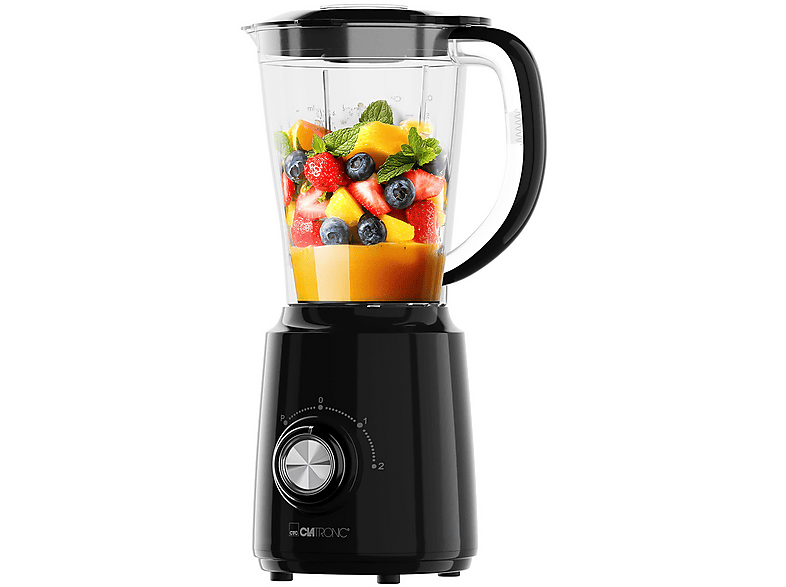 CLATRONIC UM 3845 Standmixer Schwarz (500 Watt, 1.5 l)