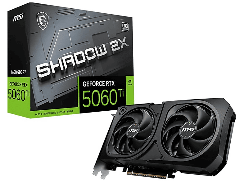 MSI 16G SHADOW 2X OC PLUS GDDR7 128 Bit DLSS 4 GeForce RTX™ 5060