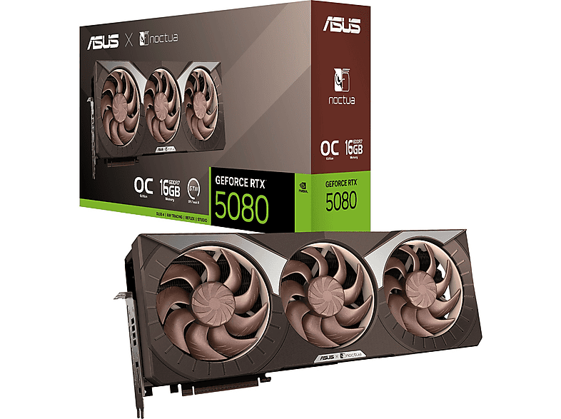ASUS Noctua OC O16G GDDR7 256 Bit DLSS 4 GeForce RTX™ 5080 16 GB Ekran Kartı