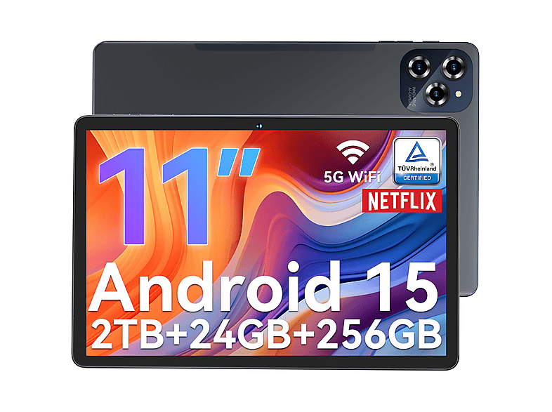 BESTTAB W90, Tablet, 256 GB, 11 Zoll, Grau