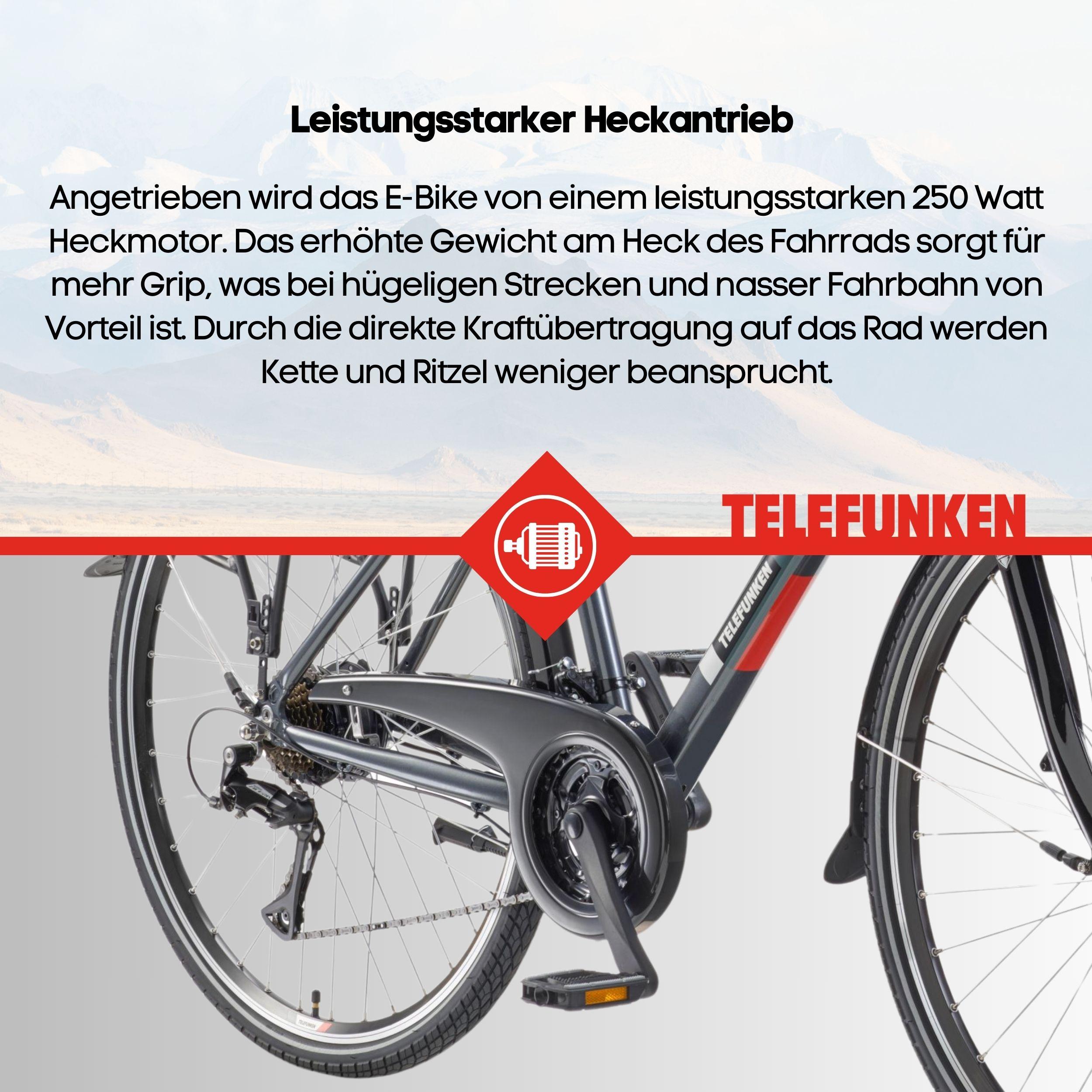 TELEFUNKEN Expedition XT485 Trekkingrad (Laufradgre: 28 Zoll, Herren-Rad,  14,5 Wh, Anthrazit) | MediaMarkt