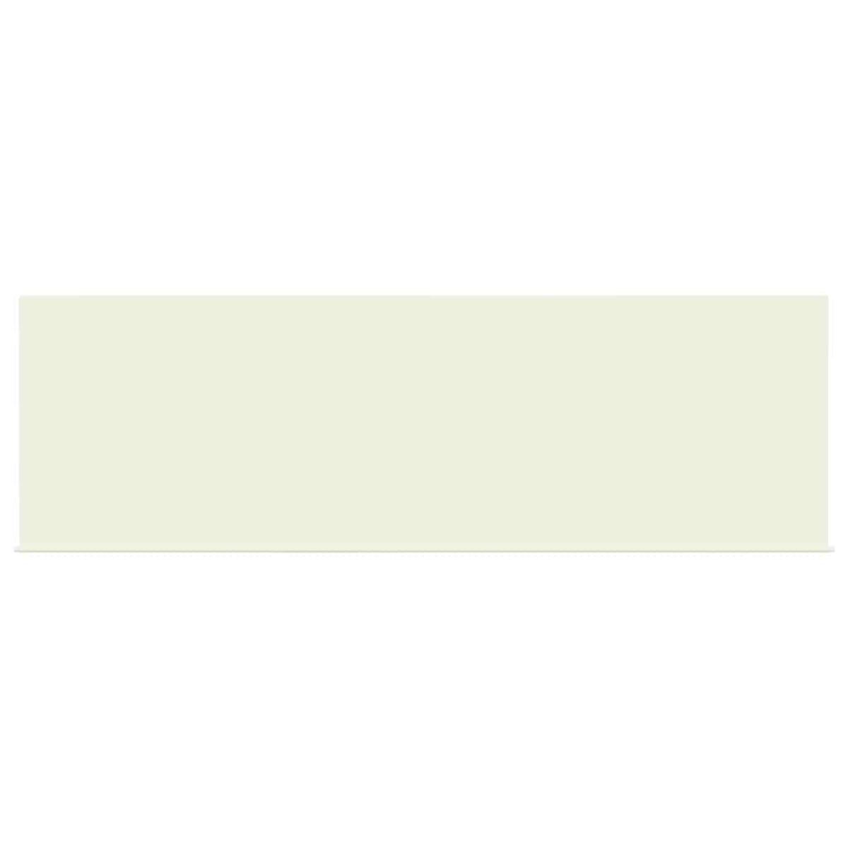 Eine rechteckige Form in hellbeige Farbe auf weißem Hintergrund. Die Form ist leicht vom unteren Rand abgehoben.