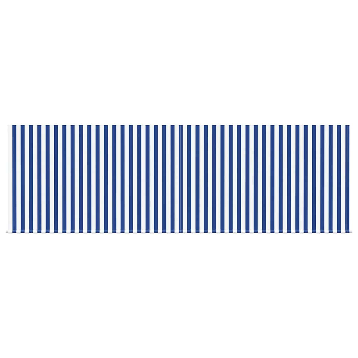 Imagen rectangular con rayas verticales azules y blancas. Las rayas están espaciadas uniformemente, creando un patrón repetitivo.