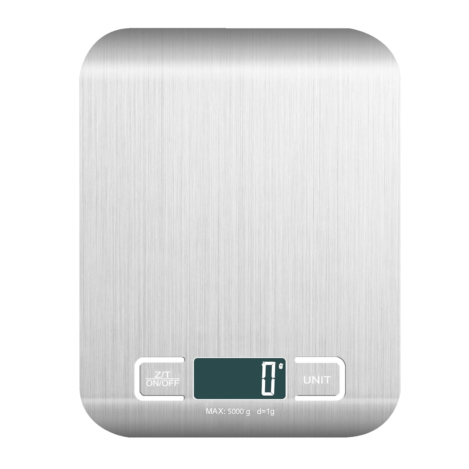 CRRYNUO Multifunktionale elektronische Backwaage Küchenwaage (Max. Tragkraft: 5 kg