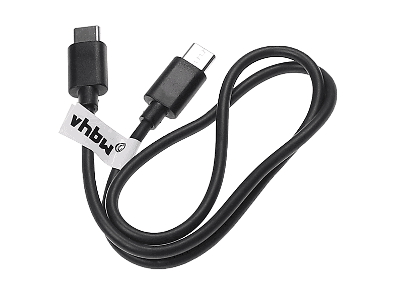 VHBW 69414, USB-Ladekabel, 50 cm, schwarz