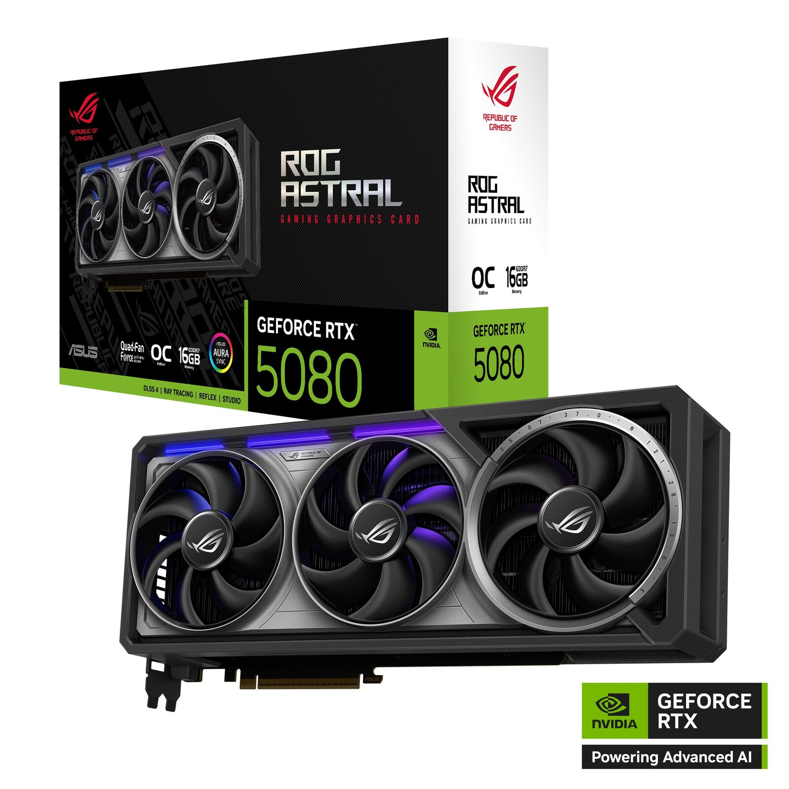 ASUS Rog Astral O16G Gaming GeForce RTX™ 5080 16 GB Ekran Kartı