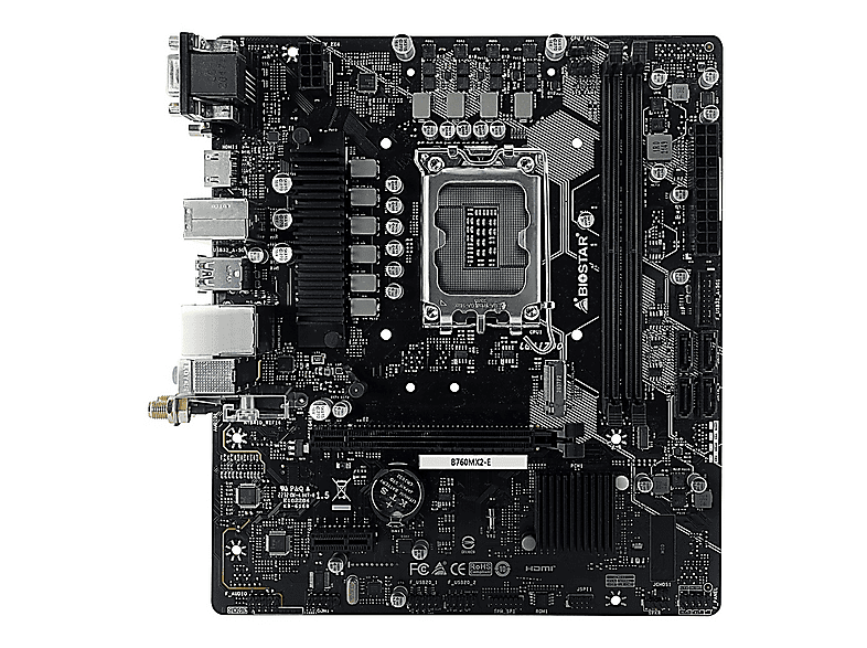 Placa base | PBBIOSTAR B760MX2-E BIOSTAR, ATX | mATX | Micro ATX ...