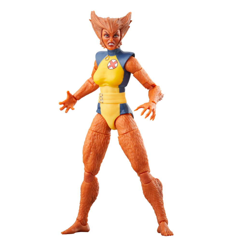 HASBRO Marvel Legends Wolfsbane (Comics) Aksiyon Figürü (Marvel's Zabu BAF)