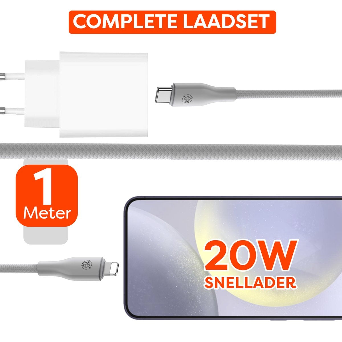PHREEZE PHR-896 Snellader met Lightning Kabel | MediaMarkt