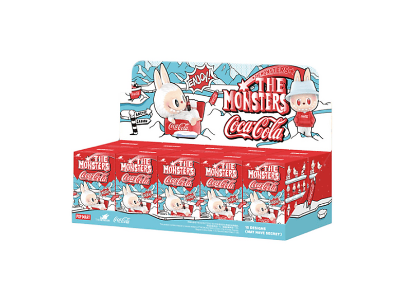 POP MART THE MONSTERS Coca-Cola フィギュアセット POP MART The Monsters × Coca-Cola – 10er Blindbox-Set Sammelfigur