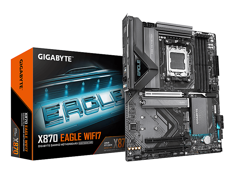 GIGABYTE X870 EAGLE WIFI7 Mainboard Schwarz
