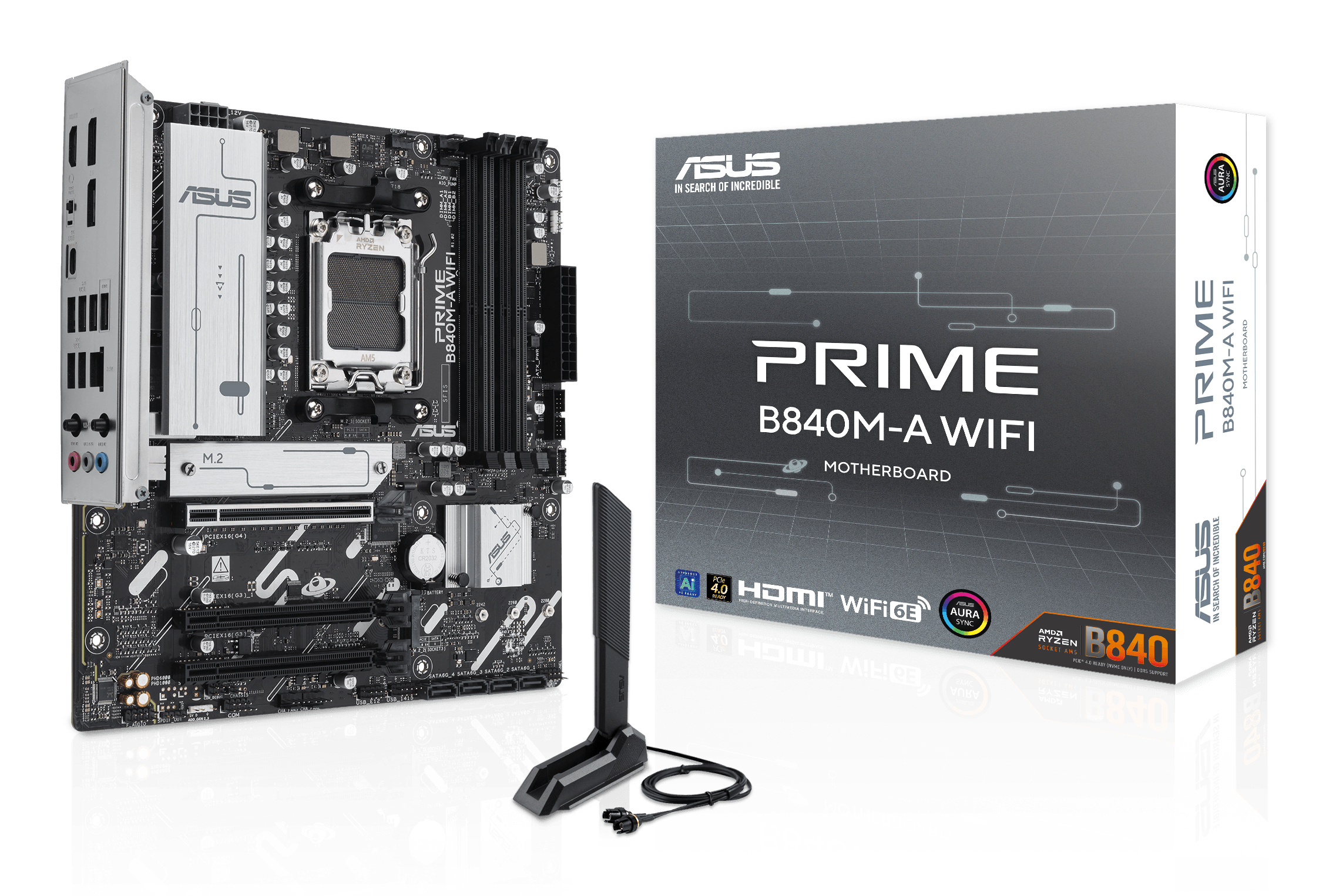 ASUS PRIME B840M-A WIFI AMD B840 DDR5 micro ATX Anakart