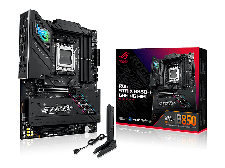 ASUS ROG STRIX B850-F GAMING WIFI Mainboard Schwarz