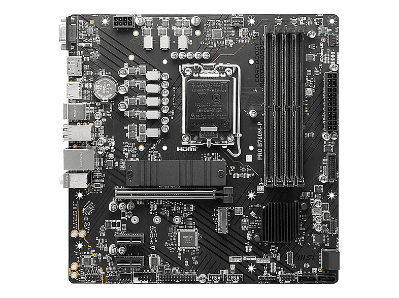 MSI PRO 6800MHZ(OC) PCI-E Gen4 2X M.2 USB3.2 DP HDMI GIGABIT LAN
