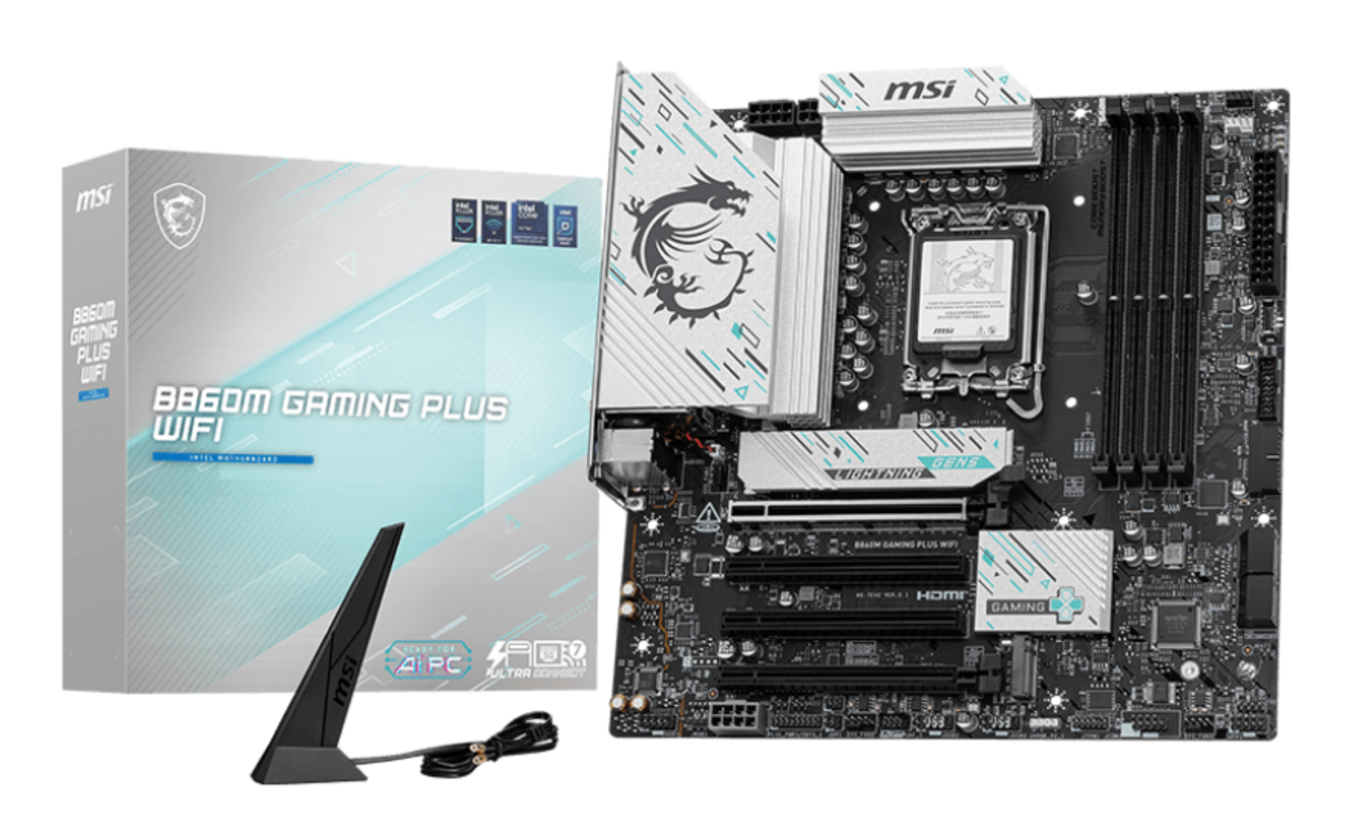 MSI B860M GAMING PLUS WIFI Intel B860 DDR5 micro ATX Anakart