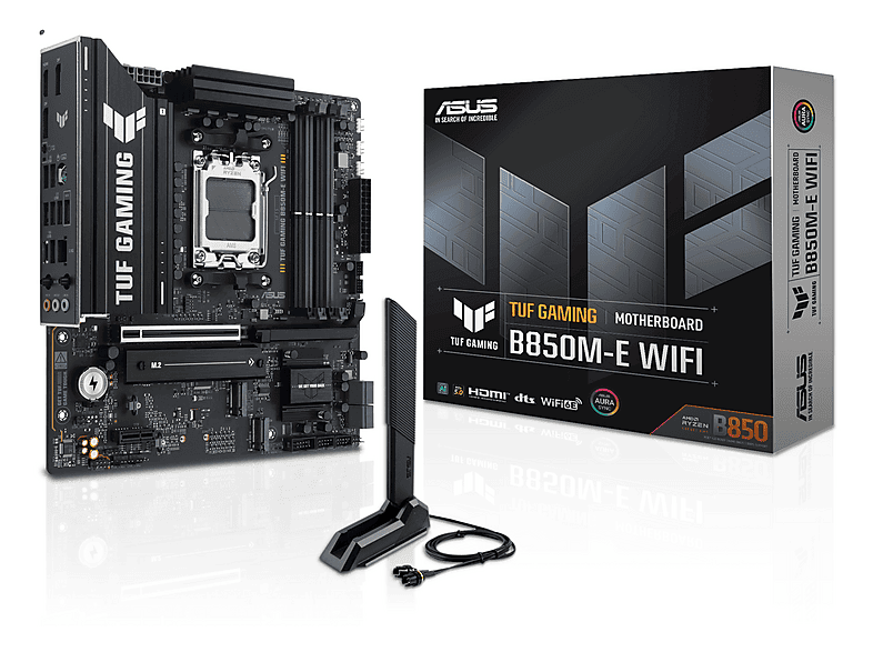 ASUS TUF Gaming B850M-E Wi-Fi 8000MHz (OC) DDR5 M.2 HDMI DP AMD B850 DDR5 mATX Anakart
