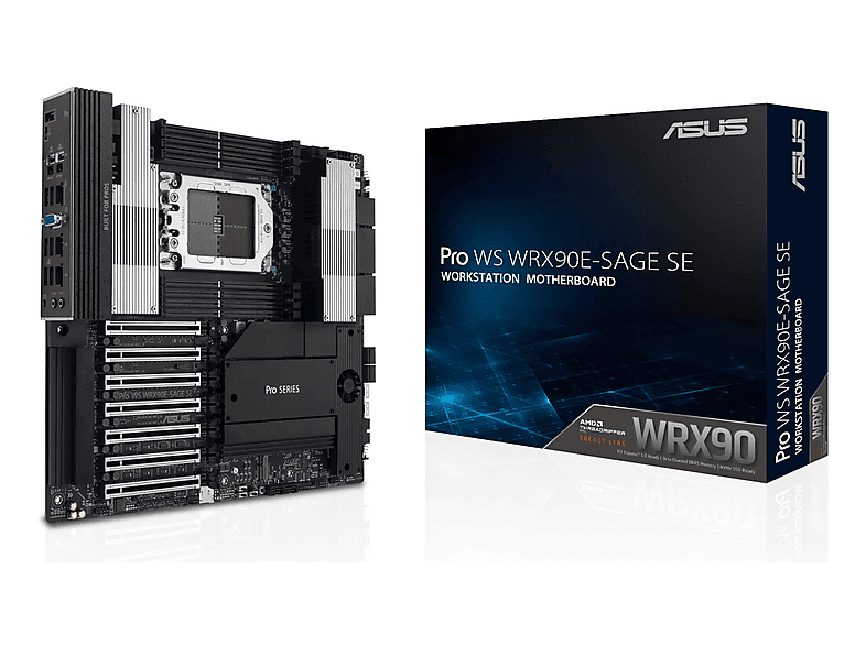 Placa base | ASUS PRO WS WRX90E-SAGE SE AMD WRX90 Socket sTR5 EEB ASUS ...