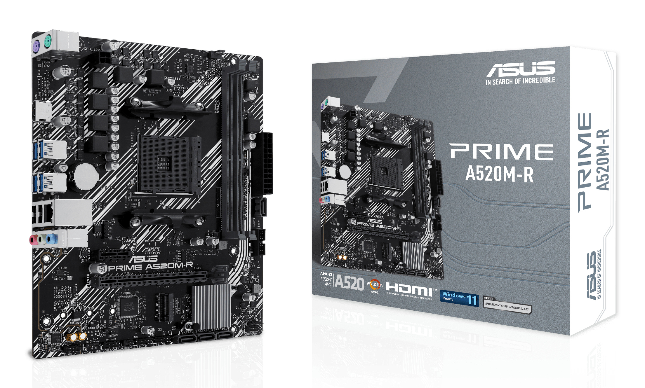 ASUS PRIME A520M-R AMD A520 DDR5 micro ATX Anakart