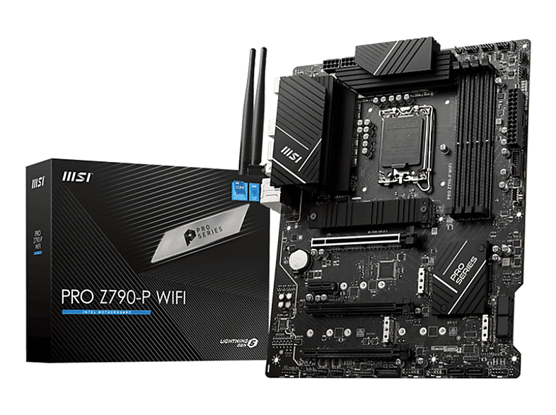 MSI PRO Z790-P WIFI Mainboard Schwarz