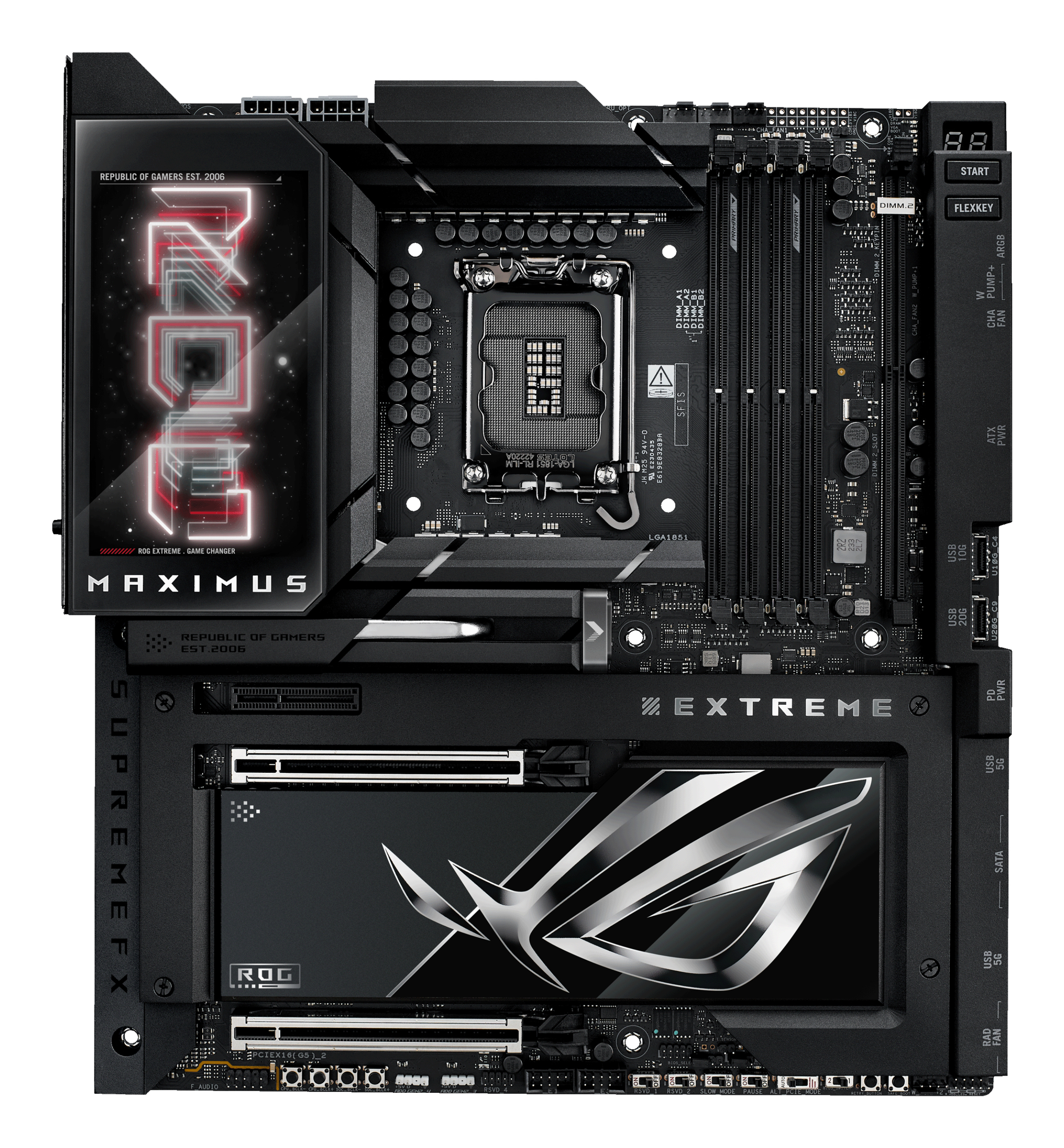 ASUS ROG Maximus Z890 Extreme 8800MHz (OC) DDR5 M.2 HDMI Intel Z890 DDR5 E-ATX Anakart