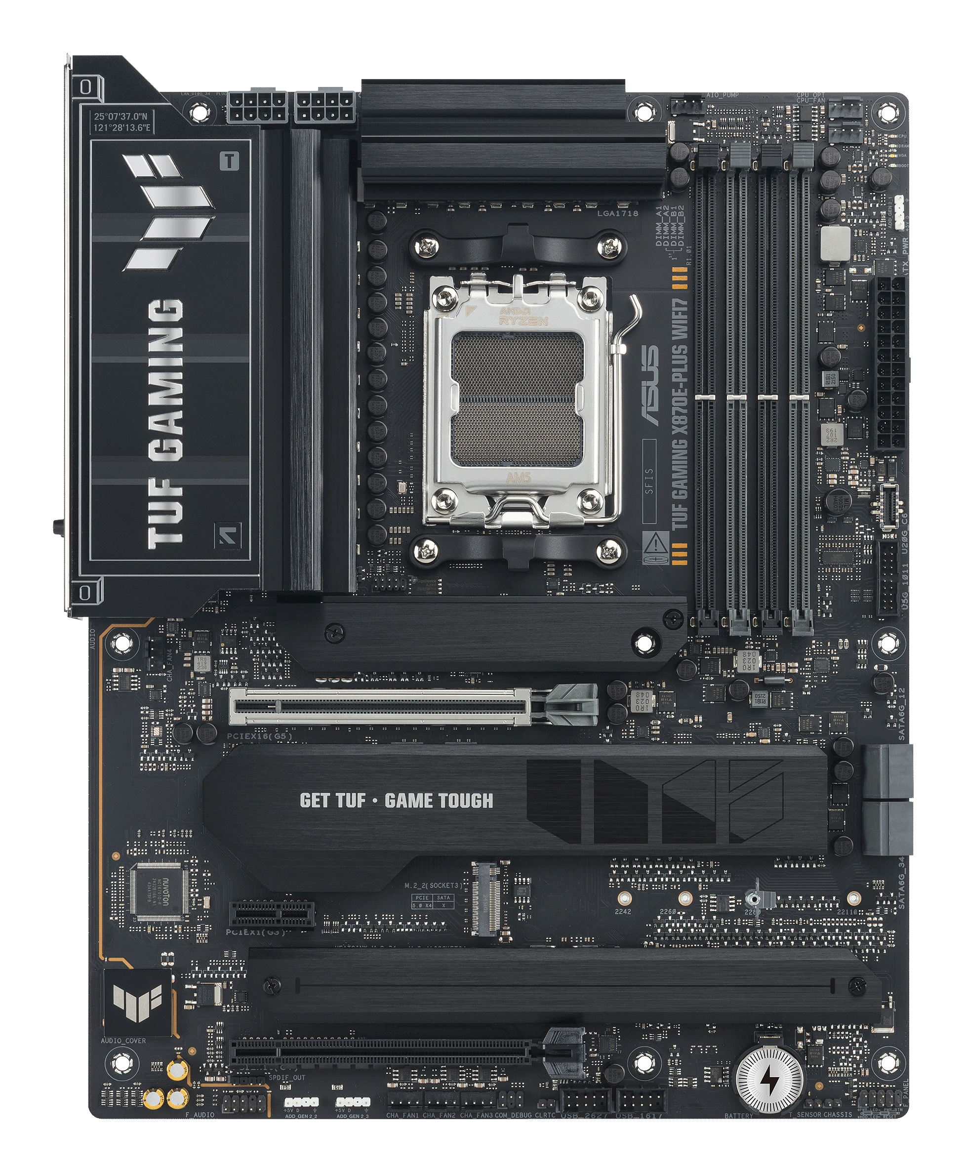ASUS Tuf Gaming X870E-PLUS Wi-Fi7 8000MHz (OC) Soket AM5 M.2 HDMI AMD X870E DDR5 ATX Anakart