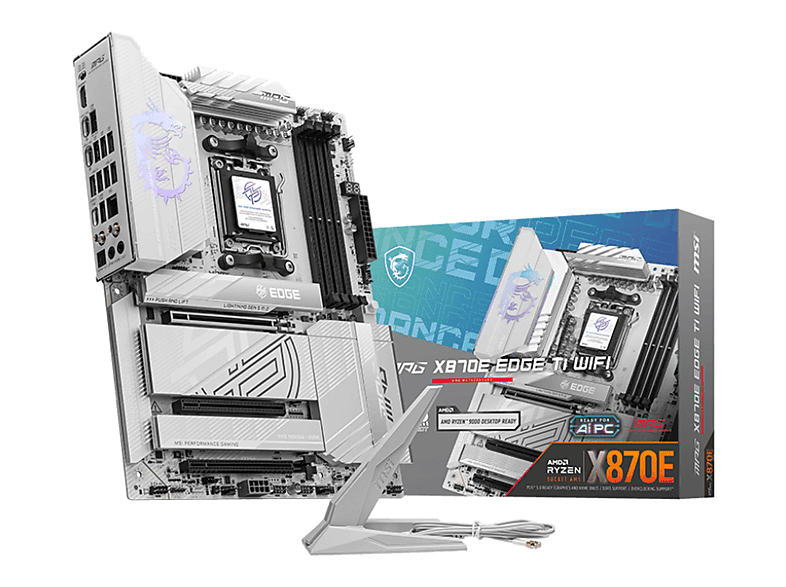 MSI MPG X870E EDGE TI WIFI Mainboard Weiß