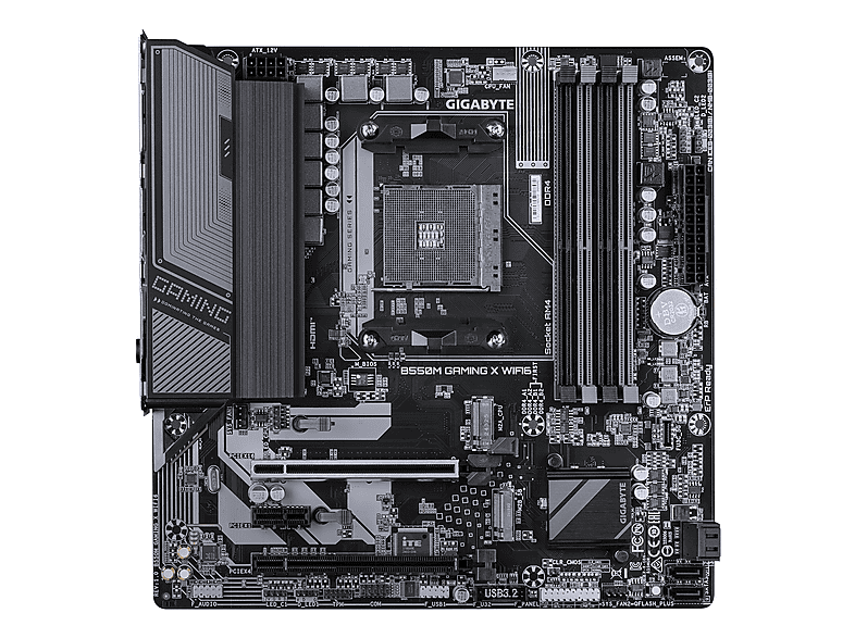 GIGABYTE B550M GAMING X WIFI6 Mainboard – AMD Ryzen 5000