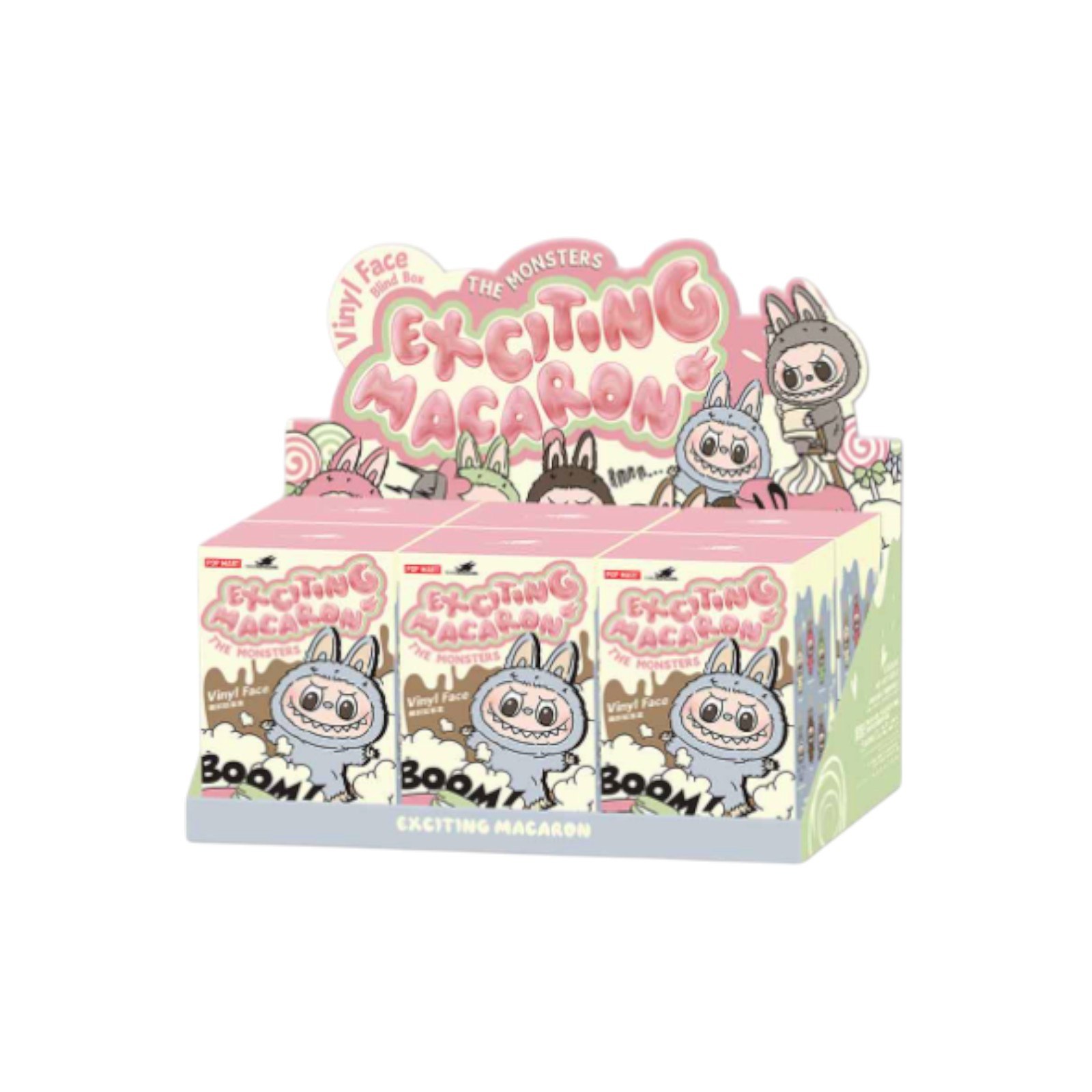 POP MART Labubu – Exciting Macarons 6er Blindbox-Set Sammelfigur