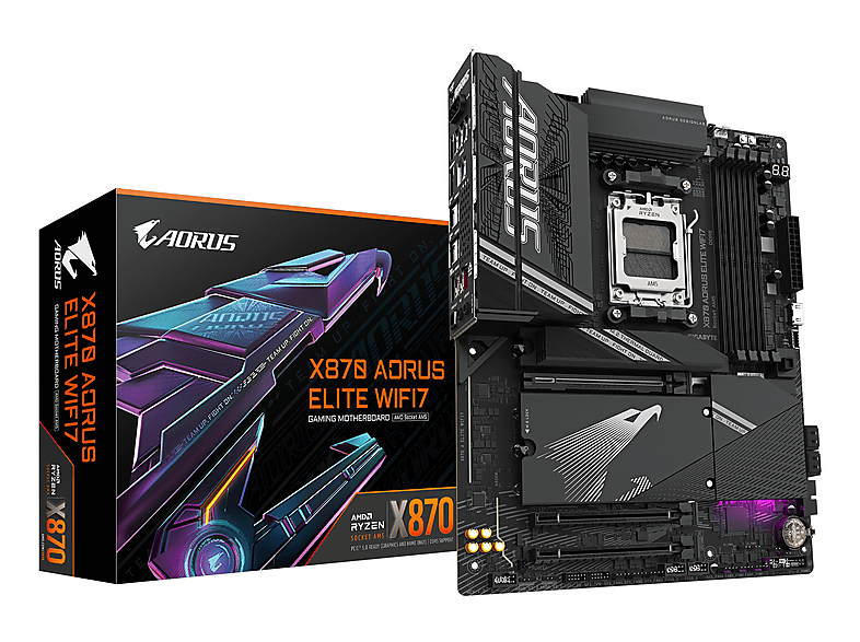 GIGABYTE X870 A ELITE WIFI7 Mainboard Schwarz