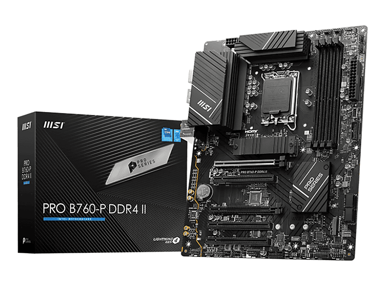 MSI PRO B760-P DDR4 II Mainboard Mehrfarbig