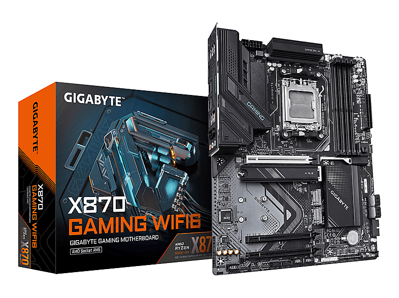 GIGABYTE X870 GAMING WF6 Mainboard schwarz