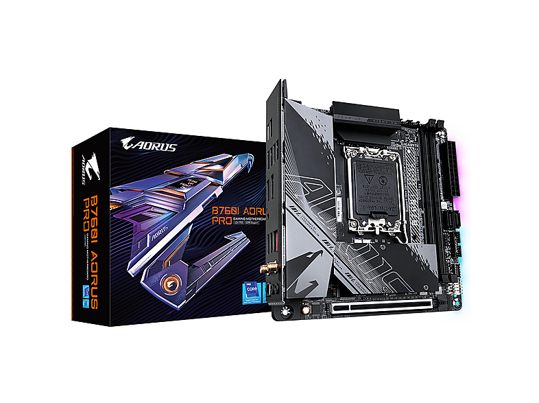 GIGABYTE B760I AORUS PRO Mainboard Schwarz