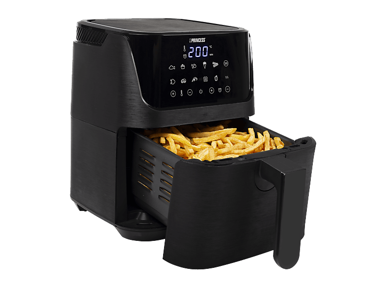 PRINCESS XL Heißluftfritteuse 1800 Watt Schwarz